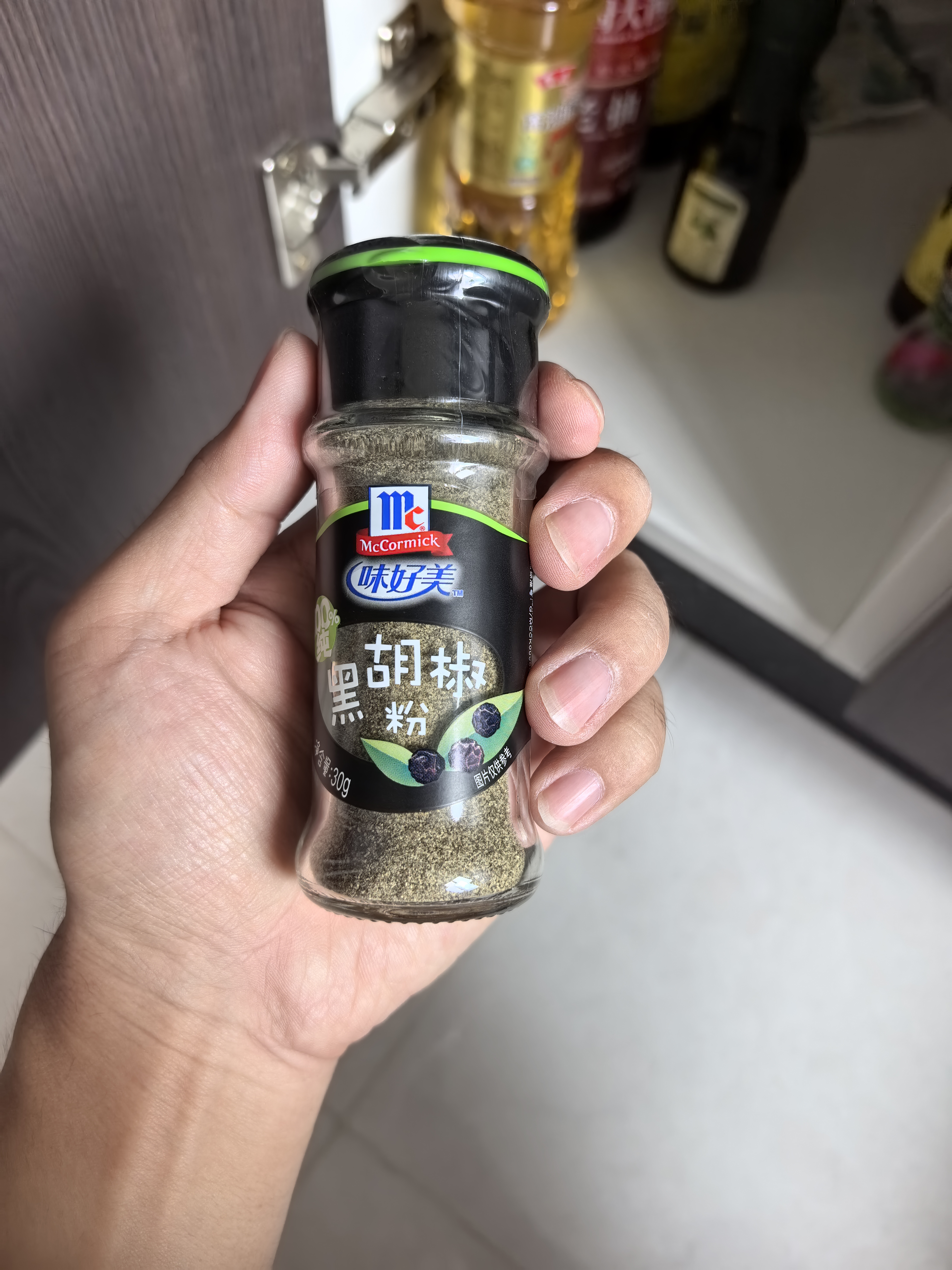 味好美（McCormicK）味好美 纯黑胡椒粉 30g 【海南胡椒】玻璃瓶装 烧烤烹饪调味料 实拍图
