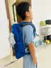 乐同书包 6年级初中书包双肩包背包护脊书包减压 牛顿大童宝蓝 实拍图