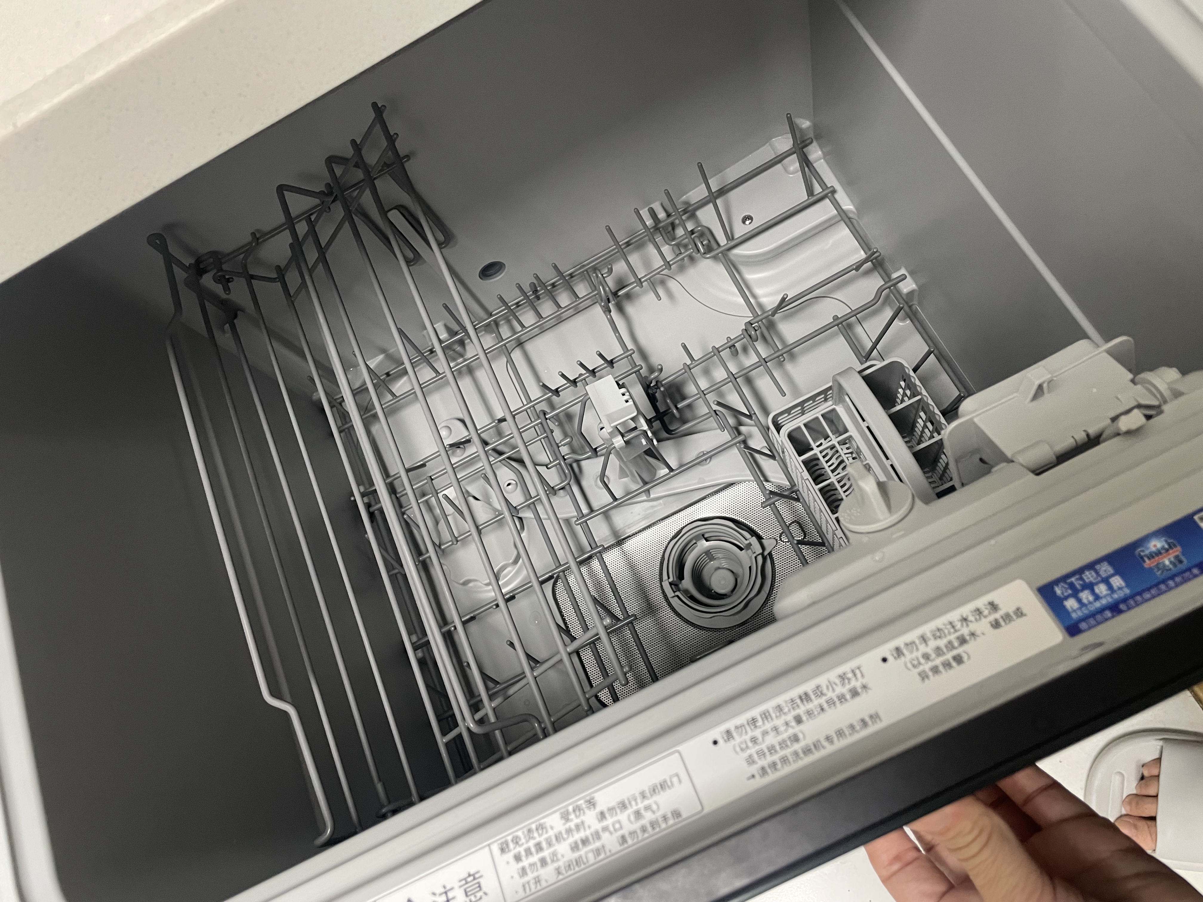 松下（Panasonic）嵌入式洗碗机【灶下大师6F5丨完美替换消毒柜】高温除菌 循环烘干78L大容量抽屉式双层碗篮 实拍图