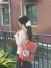爱可乐（Echolac）双肩包女时尚背包旅行休闲电脑包百搭潮流送女友CKP2075珊瑚橘M号 实拍图