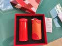 膳魔师（THERMOS）保温杯女士口红杯学生水杯不锈钢杯子礼盒装团购 生日礼物TCNO 【宝石红】附杯套 260ml 热卖推荐 实拍图