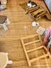 宜家（IKEA）POANG波昂布艺靠背单人休闲椅现代简约人体工学懒人沙发椅阳台椅 浅绿垫｜桦木纹框 实拍图
