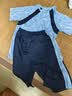 左西男童夏装套装2026新款儿童短袖套装夏季速干运动两件套 蓝色 150 实拍图