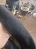 裘真（qiuzhen）【明星推荐】 经典hobo包植鞣牛皮腋下通勤休闲饺子女包 黑色-小号 小包/大包 实拍图