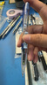 派通（Pentel ）【开学必购】PD105T侧按式自动铅笔 0.5mm学生书写活动铅笔尾带橡皮 蓝色单支装 实拍图