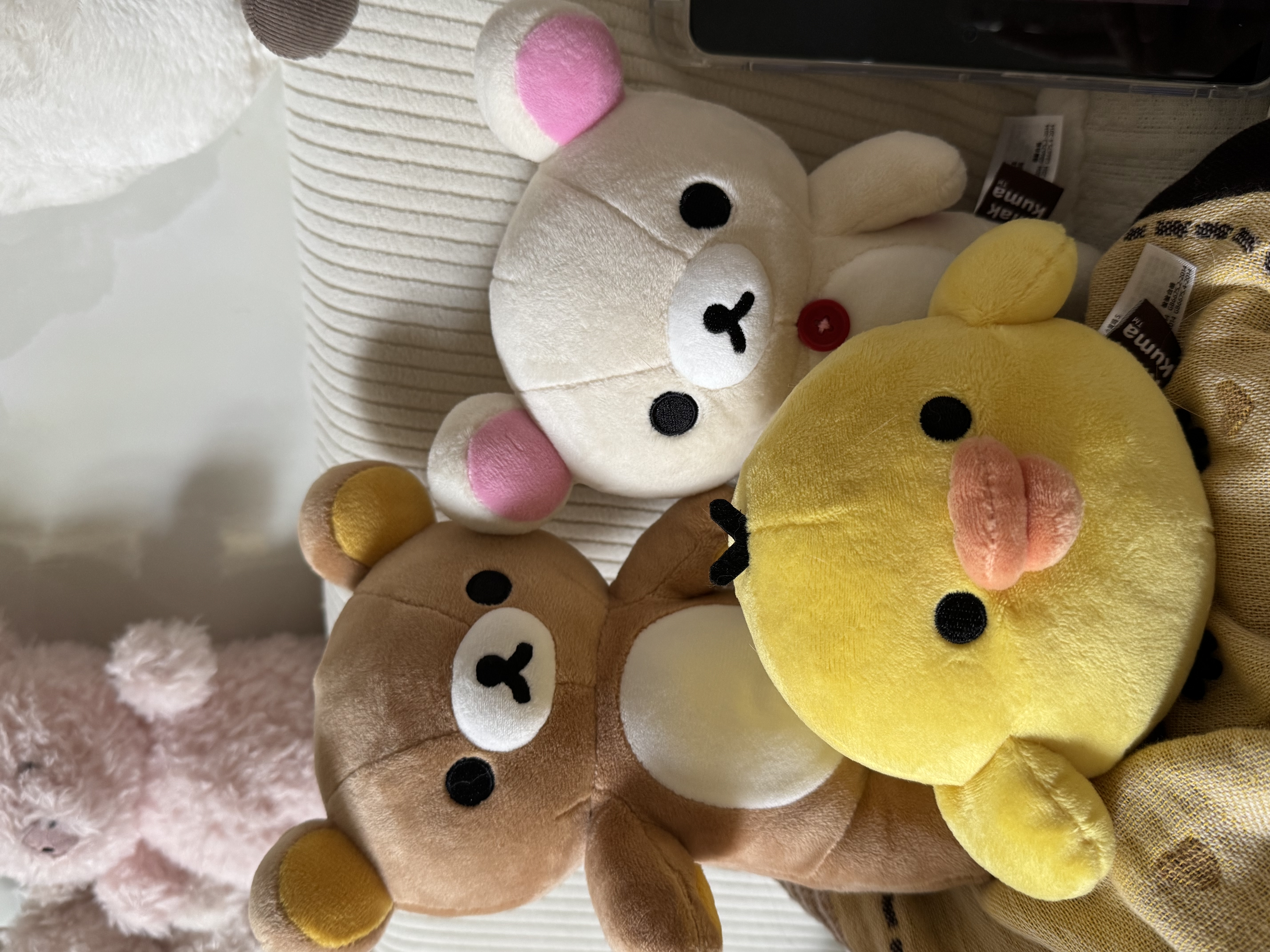 KKV轻松小熊rilakkuma小白熊小黄鸡毛绒公仔玩偶娃娃送朋友生日礼物 轻松小熊 小号【现货】 实拍图