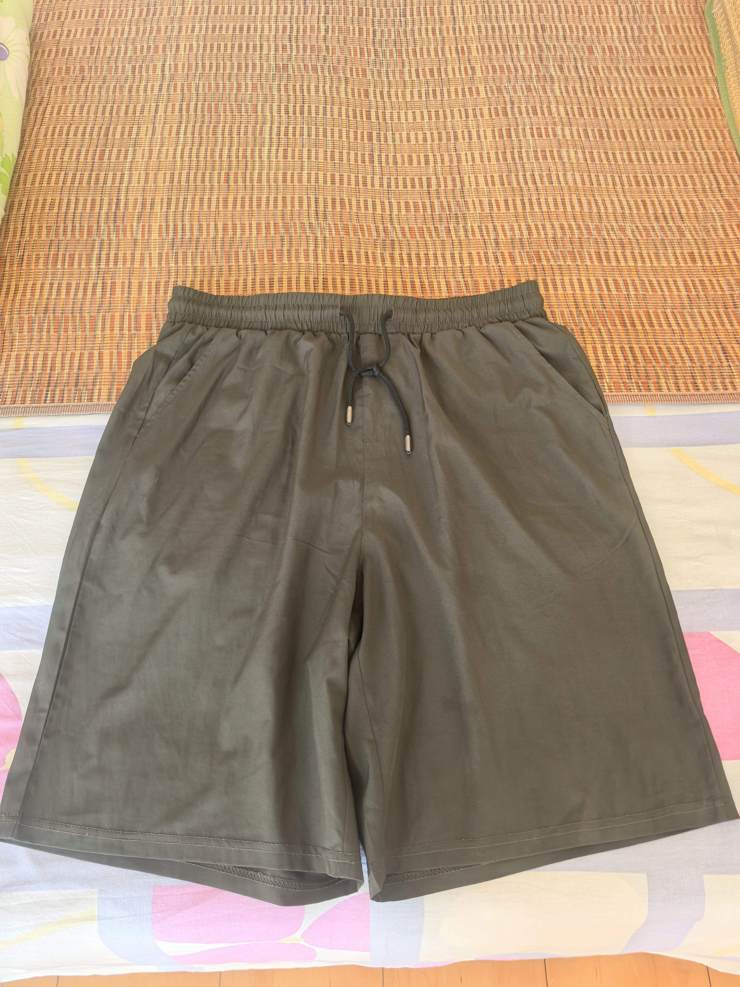 真维斯（Jeanswest）男士中裤夏季冰丝凉感运动跑步休闲短裤男生轻薄速干纯色五分裤D 实拍图