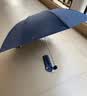 天堂伞 加大雨伞三折 经典商务伞格纹10骨加大雨伞男女 藏青 实拍图