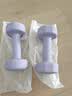 Keep哑铃女士健身家用彩色浸塑环保手铃亚铃全身塑形紫灰色3kg*2 实拍图