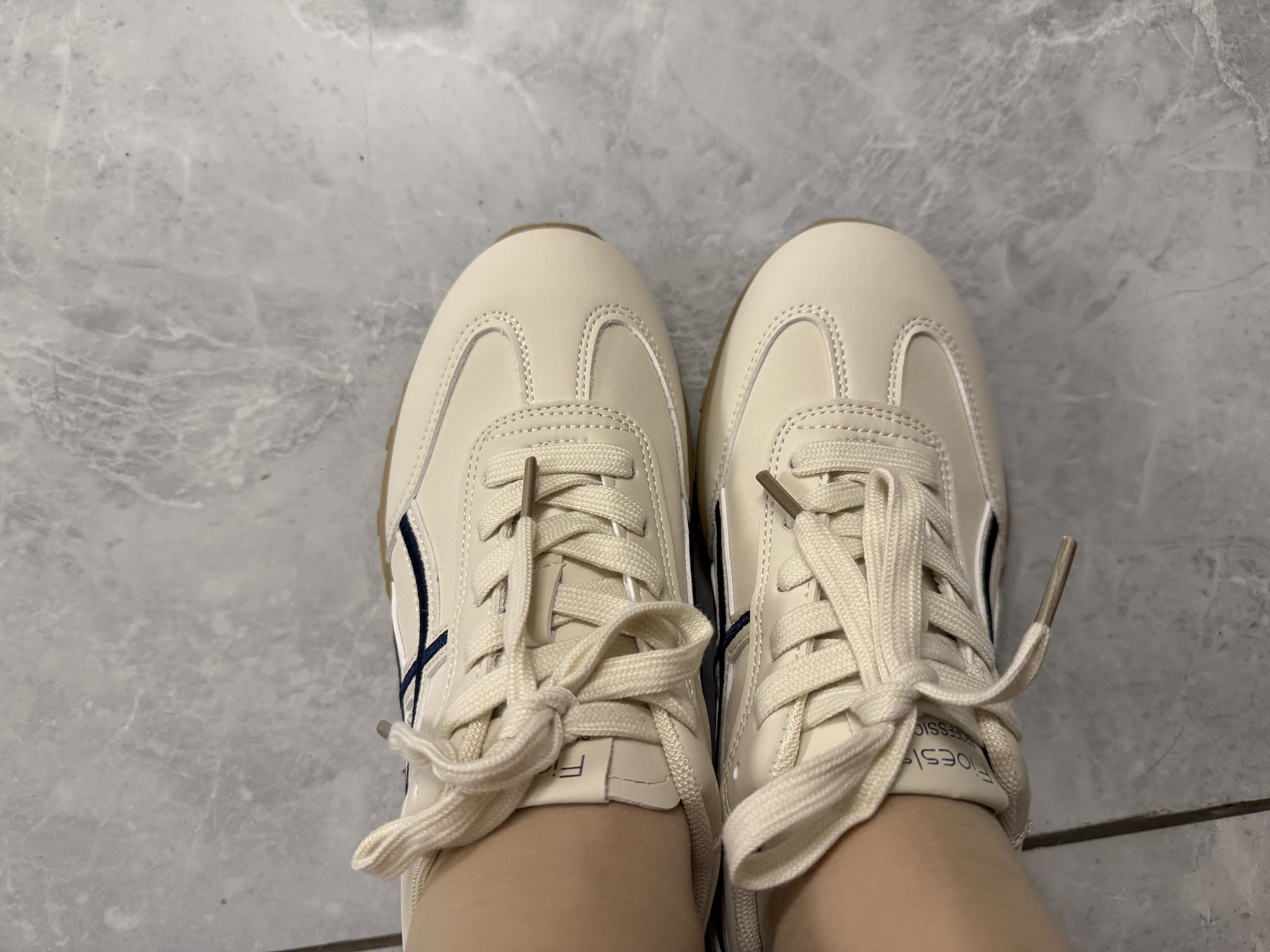 西遇（Westlink）厚底德训鞋女2026新款春夏小白鞋运动休闲百搭巨好看阿甘鞋子 蓝色 付款15天 37 (235) 实拍图