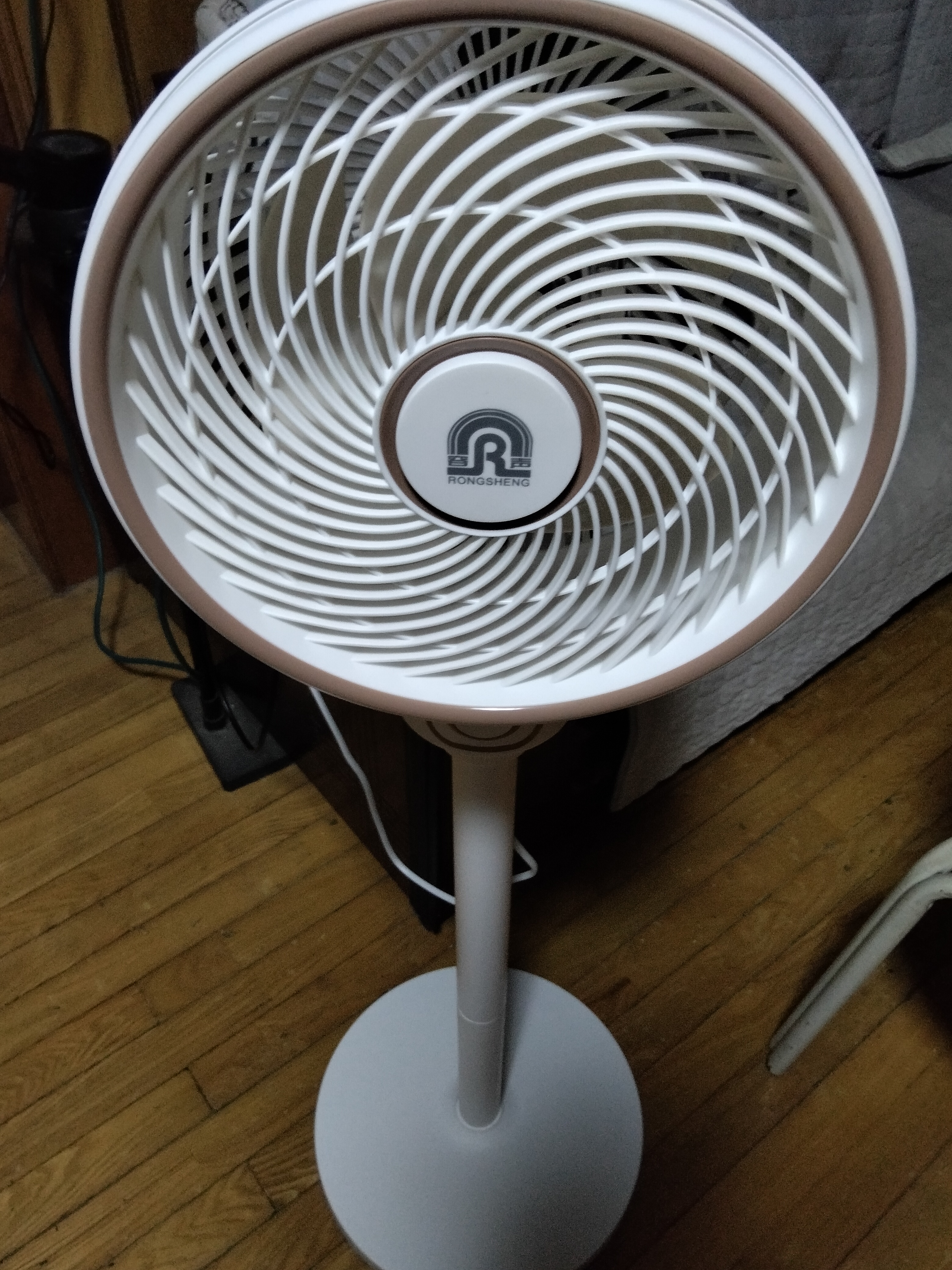 容声电风扇空气循环扇8字送风落地扇家用轻音电扇涡轮换气扇大风力循环对流台立两用卧室 RS-FX2403AH 实拍图