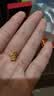 中国黄金（CHINA GOLD）小蛮腰黄金耳环女士足金耳饰高级感耳圈情人节生日礼物送老婆女友 【今/次日达】小蛮腰耳环 约0.55g 实拍图