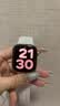 Apple/苹果 Watch S11 智能手表GPS款42毫米玫瑰金色铝金属表壳淡桃粉色运动型表带S/M MEUN4CH/B 实拍图