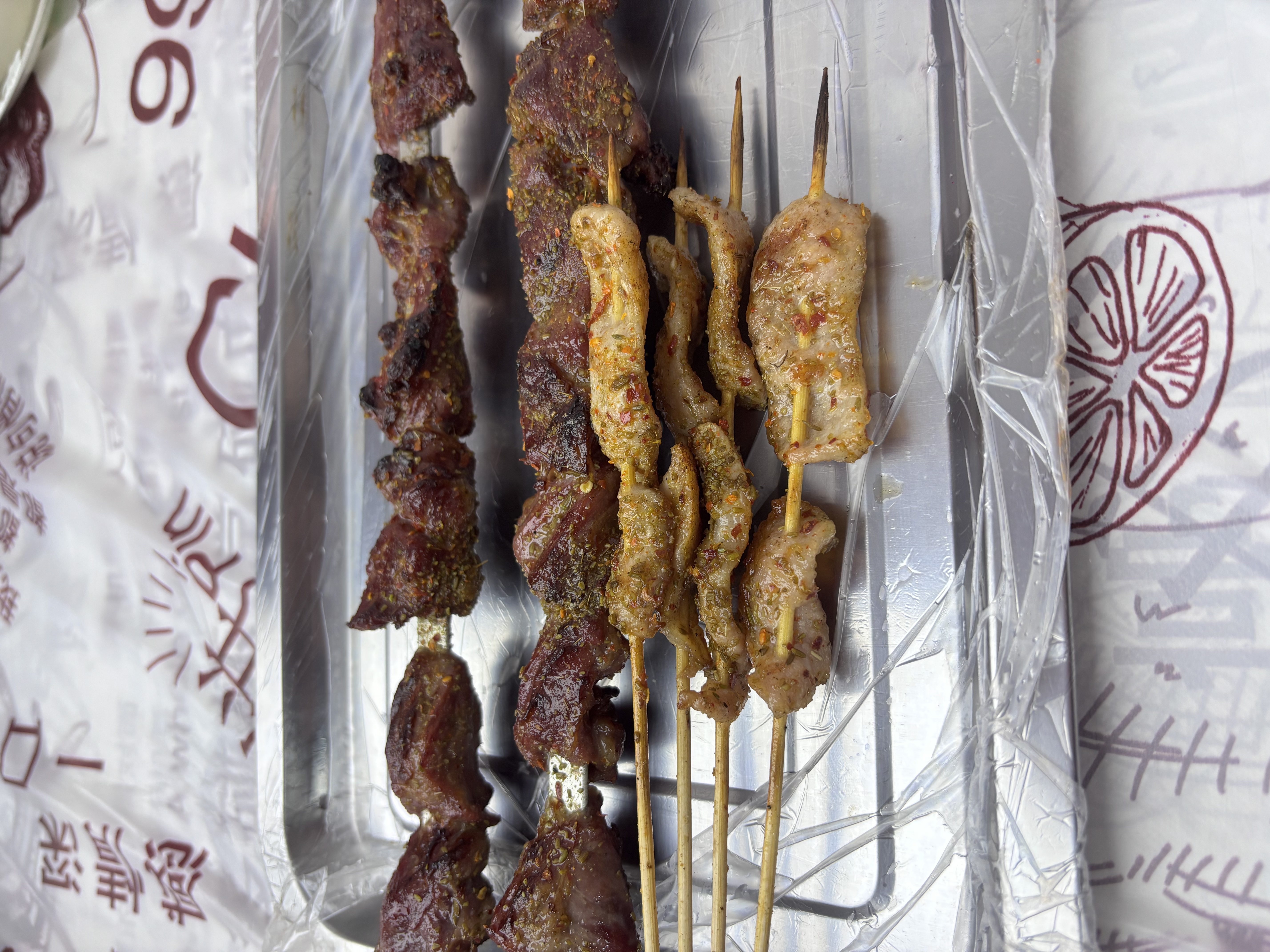 好媳妇一次性烧烤签子竹签30cm*3mm加粗穿肉签串串麻辣烫签子200支 实拍图