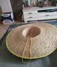 漫德莱草帽防晒遮阳帽夏季农民工地用劳保大沿包边草编帽50cm  3个装 实拍图
