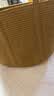 MUJI 纸编托特包 挎包女包 包包轻便手提包编织包通勤 浅棕色 小 底部直径18*高18cm 6S 实拍图