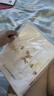全棉时代婴儿隔汗巾纱布吸汗儿童宝宝开学幼儿园纯棉垫背小熊小鹿小猫3条 实拍图