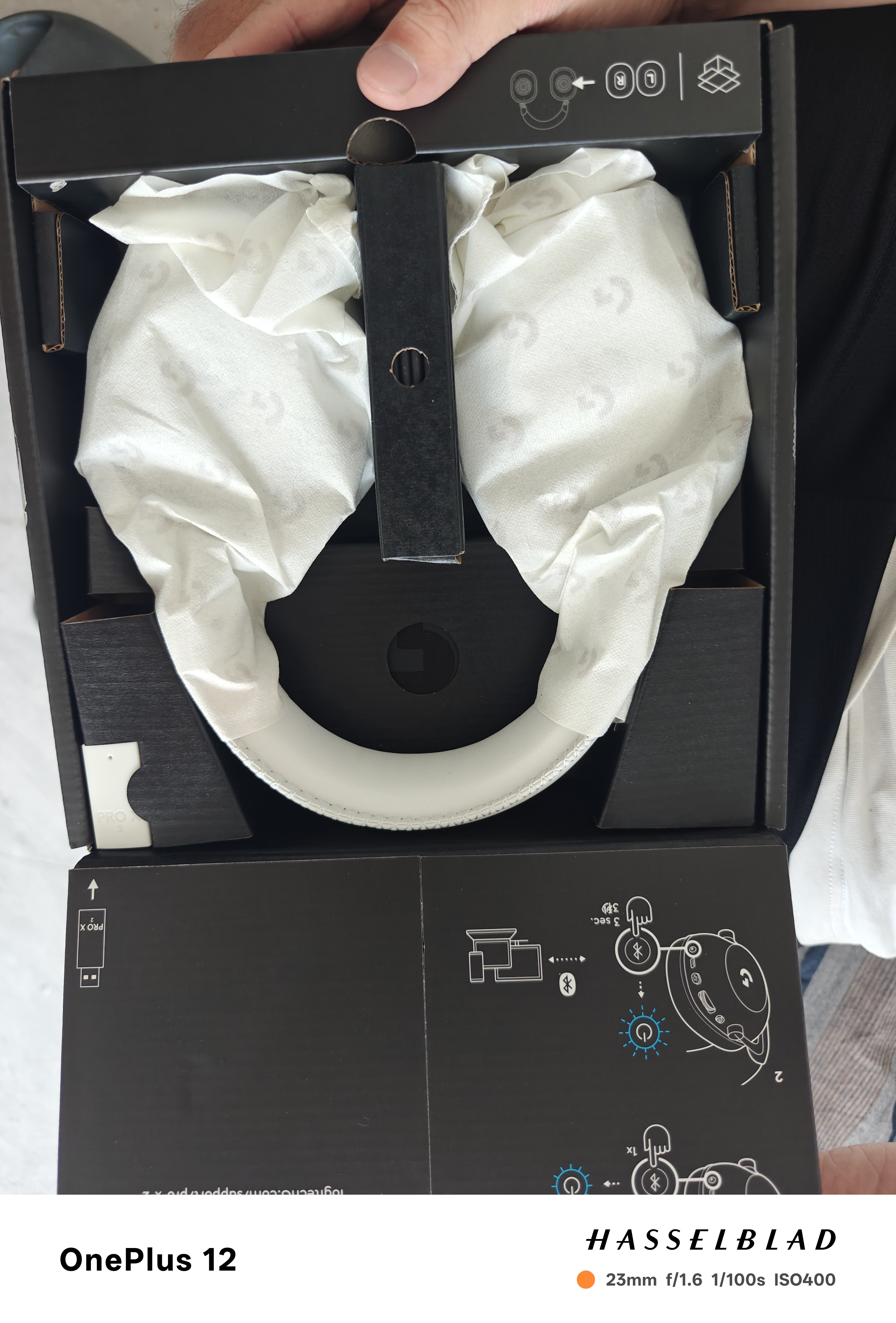 罗技（G）PROX2代lightspeed无线蓝牙三模游戏耳机7.1环绕声电脑头戴式耳机GPW2代fps听声辩位耳机耳麦 白色 实拍图