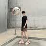 法·玛莎 FAV MARTHA男鞋夏季2026新款低帮潮流刺绣印花运动增高同款老爹休闲板鞋 米红 39 实拍图