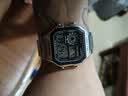 卡西欧（CASIO）小方块手表 ae1200电子表初高中学生复古小银块石英表新款 礼物 AE-1200WHD-1A 实拍图