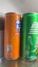 可口可乐（Coca-Cola）芬达Fanta 气泡果汁摩登罐碳酸饮料330ml*24罐 包装随机发 实拍图