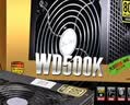 航嘉（Huntkey）WD500K 金牌500W电脑电源（80PLUS金牌/单路40A/全电压/LLC+SR+DC-DC/智能温控/apex英雄） 实拍图