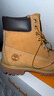 添柏岚（Timberland）踢不烂经典大黄靴高帮马丁靴户外防水真皮宽版男 10061W 41.5 实拍图