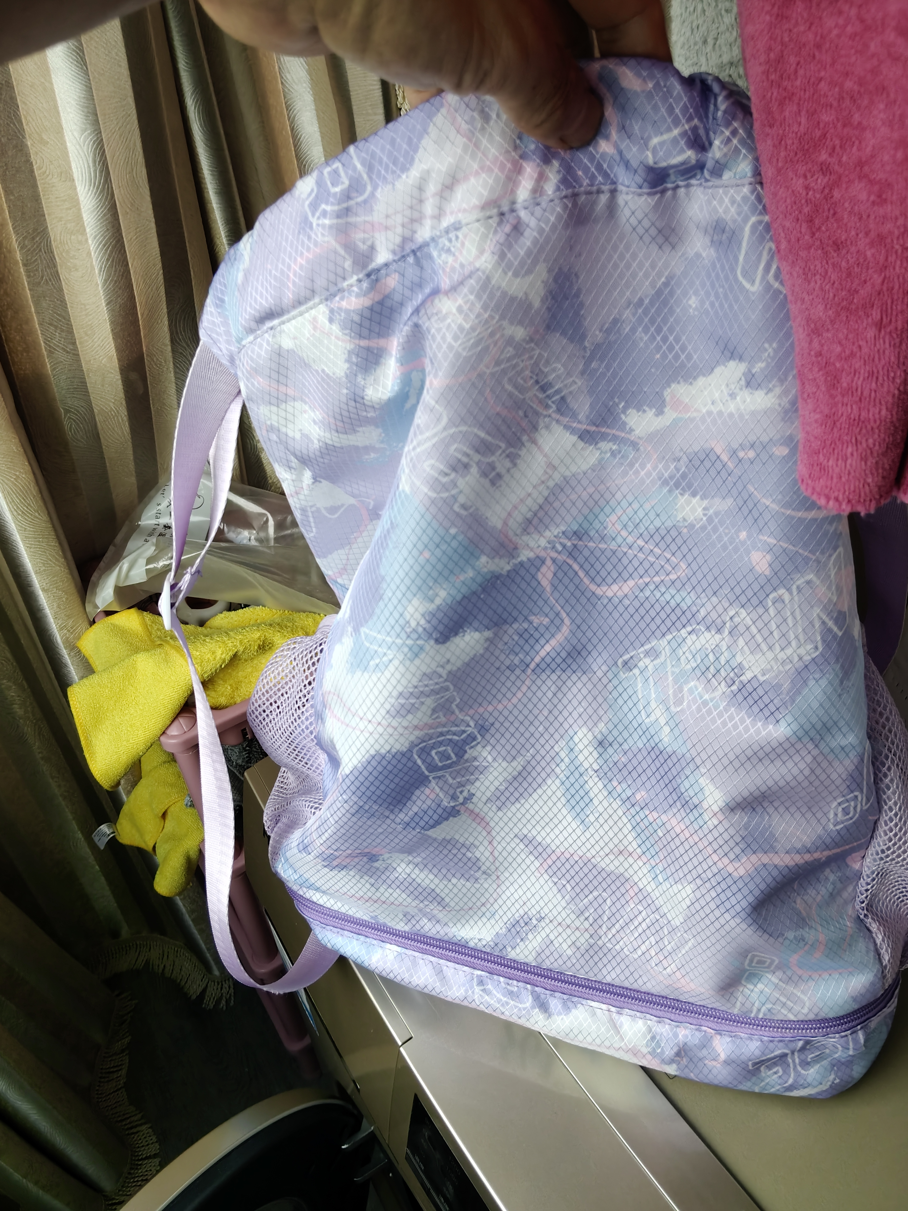 361°游泳收纳包女健身专用包干湿分离双肩包运动训练专用游泳装备 实拍图