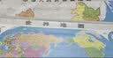 【2026】中国地图+世界地图挂图 约1.1米*0.8米 2张高清防水标准政区图 学生地图 地理学习 办公家用装饰 无拼缝新版墙贴挂画挂图 实拍图