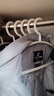 京东京造 无痕衣架 防滑晾衣架子塑料衣挂干湿两用衣撑家用晒衣服架20支 实拍图