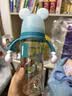 贝亲（Pigeon）PPSU双把手奶瓶套组 (330ml奶瓶  LL号奶嘴 重力球吸管配件) 9月+ 实拍图