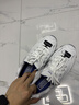 斯凯奇（Skechers）女鞋小白熊女士休闲鞋子厚底增高百搭运动软底老爹鞋女99999863 白色/海军蓝色/WNV 37 实拍图