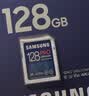 三星（SAMSUNG）128GB SD存储卡 高速PRO蓝卡 U3SD相机内存卡支持微单/单反相机4K视频 读速180MB/s写速130MB/s 实拍图
