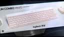 罗技（Logitech）MK470无线键鼠套装 无线键盘鼠标套装 电脑静音薄膜键盘办公差旅超薄便携紧凑 无线键鼠 即插即用 MK470 茱萸粉 实拍图