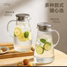 富光凉水壶1.8L大容量高硼硅玻璃耐高温家用大容量冷水壶花茶壶 实拍图
