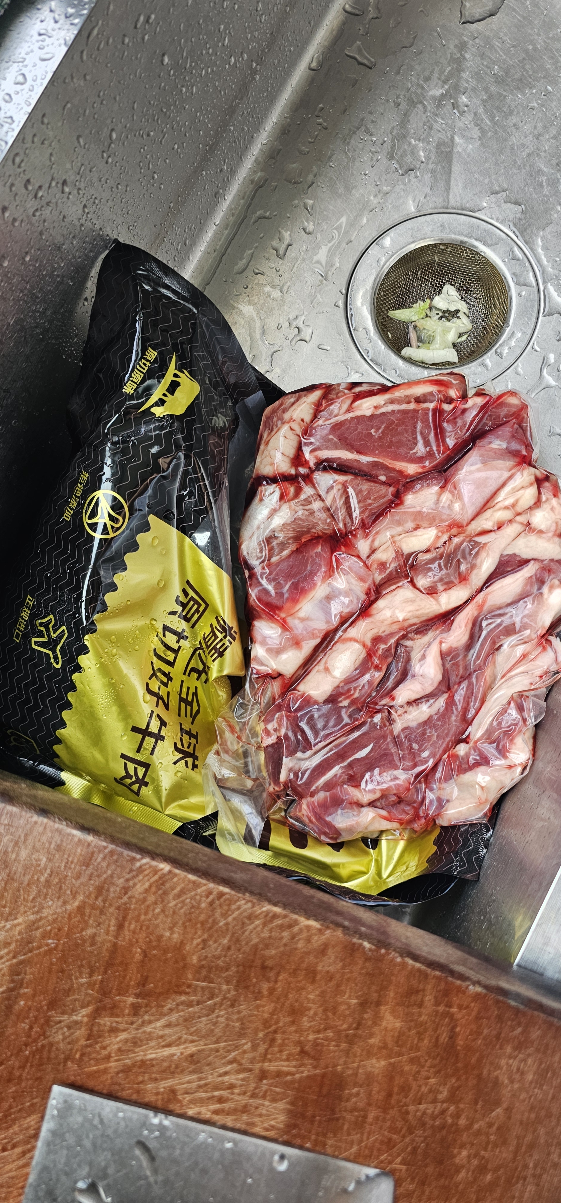 鲜京采惠选 巴西原切牛肋肉净重2斤 牛胸腹部位肋条肉 炖煮 晒单实拍图