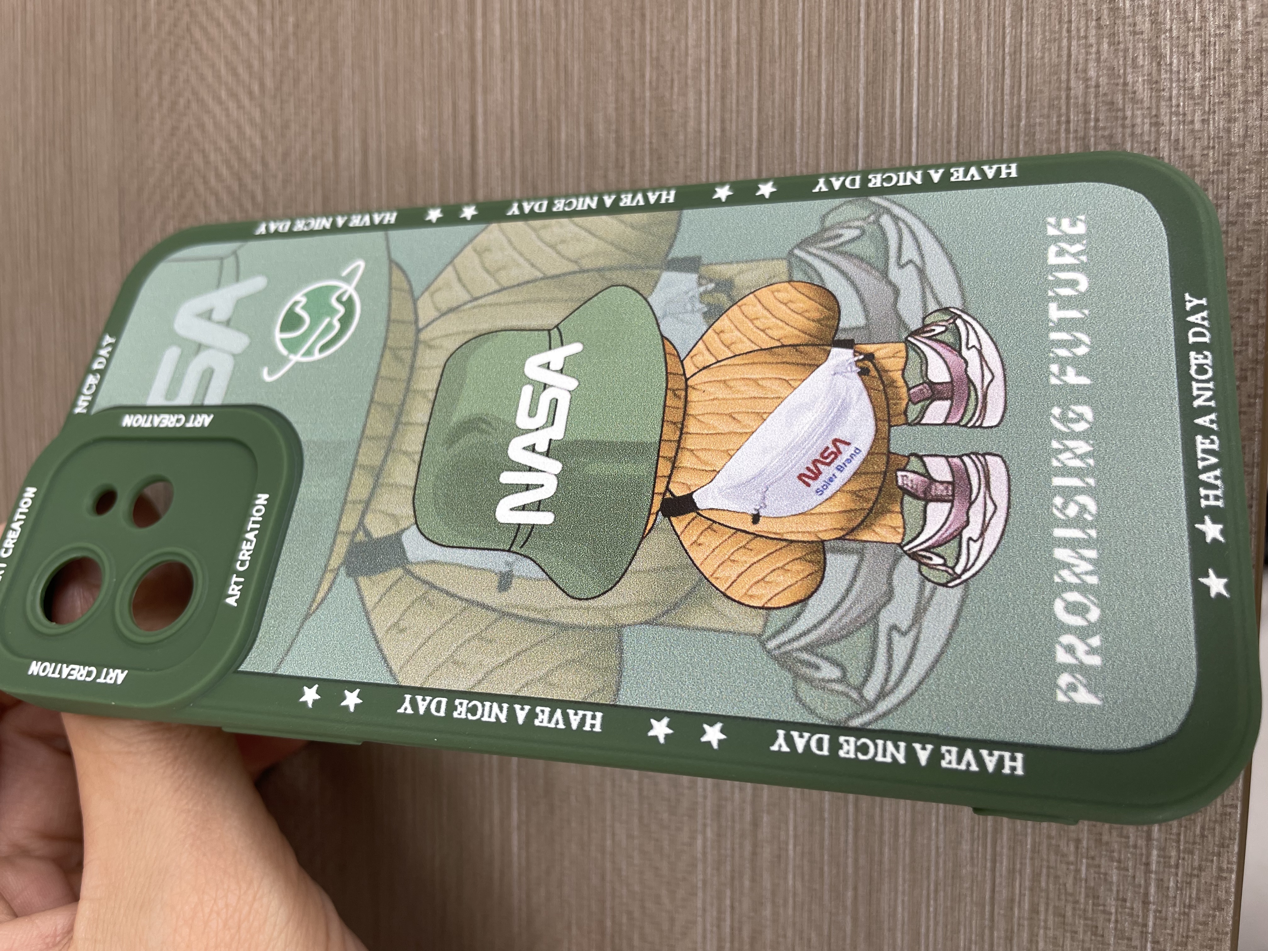 奶小鸭 适用苹果12手机壳 iphone12保护套镜头全包硅胶防摔超薄创意卡通简约网红软壳男女款 苍岭绿 实拍图