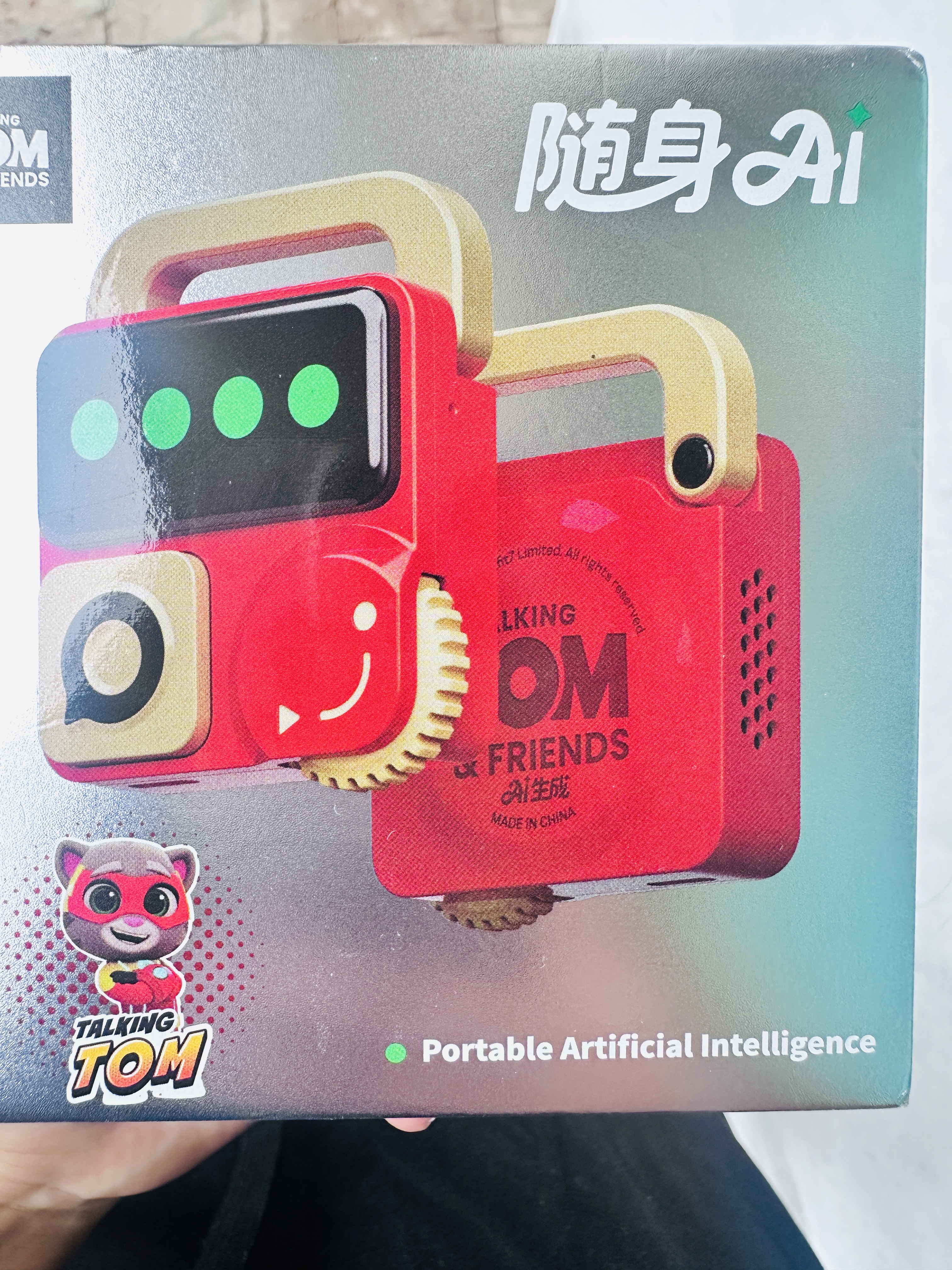 会说话的汤姆猫（TalkingTom）随身AI聊天机器人AI对话早教机益智玩具儿童生日礼物男孩汤姆猫 实拍图