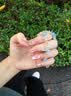 美肤语美甲贴片穿戴甲（粉透猫眼)中椭圆裸色假指甲果冻胶可拆带MF8995 实拍图