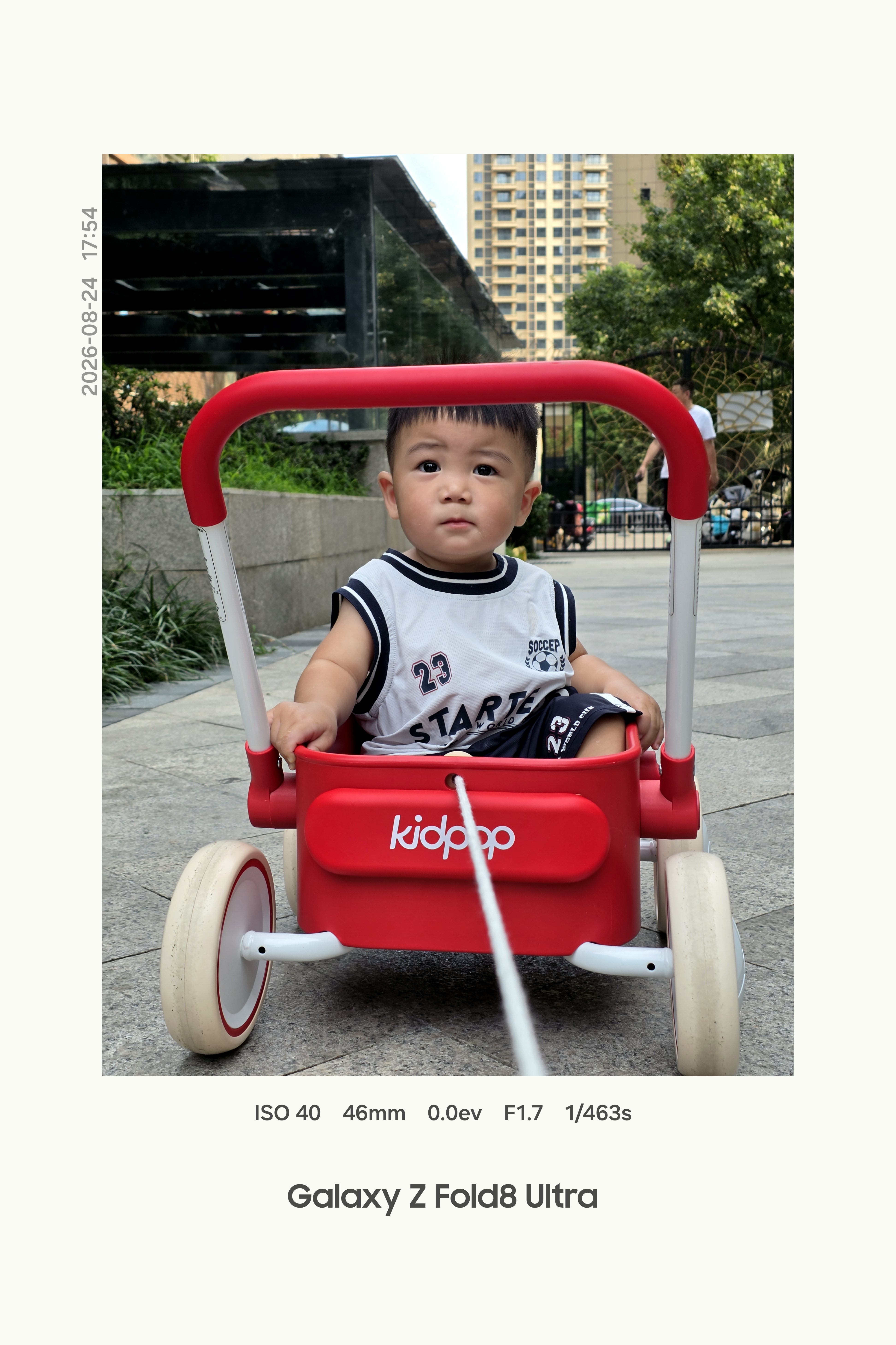 kidpop宝宝学步车可调速婴儿多功能手推车防侧翻助步车周岁礼物 活力红 实拍图
