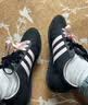 adidas「冰淇淋T头鞋」VS JOG 2.0薄底运动鞋男女阿迪达斯轻运动 黑色/浅粉 (推荐女生选小半码)   36 实拍图