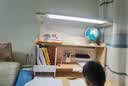 龙承匠人儿童学习桌椅套装J120实木可升降写字书桌中小学生6-18岁课桌椅子 【升级稀土抑轴灯】1米实木桌+追背椅咖 赠学习大礼包 实拍图