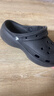 卡骆驰（crocs）经典云朵Clog女沙滩洞洞凉拖鞋206750 黑色39（39-40） 实拍图
