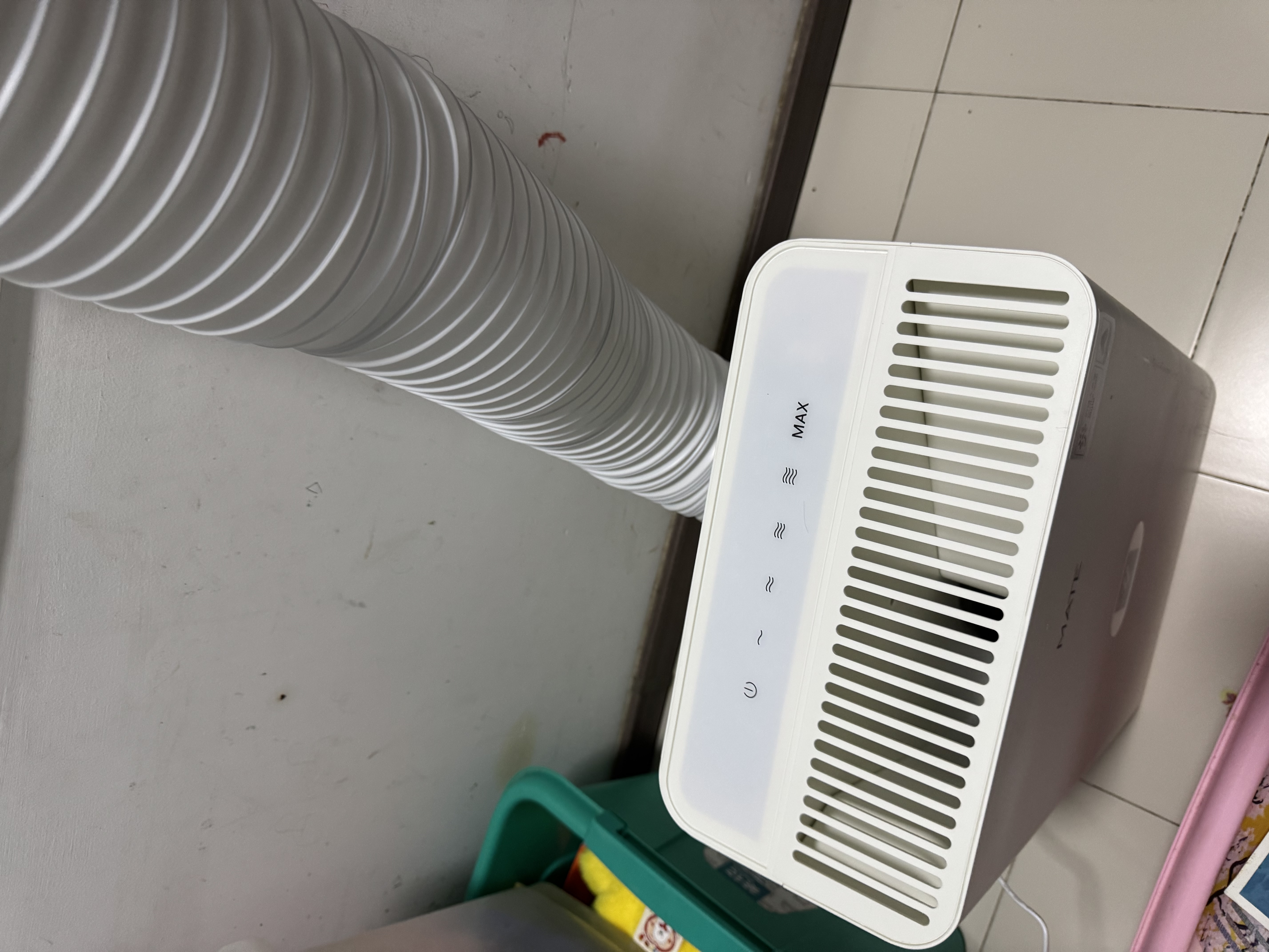 Mate新风机A1已接入米家app系统新风机一体机新风系统免开洞全屋换气室内通风神器除甲醛除雾霾PM2.5 左右推窗窗缝式（适配窗高105-145cm） 实拍图