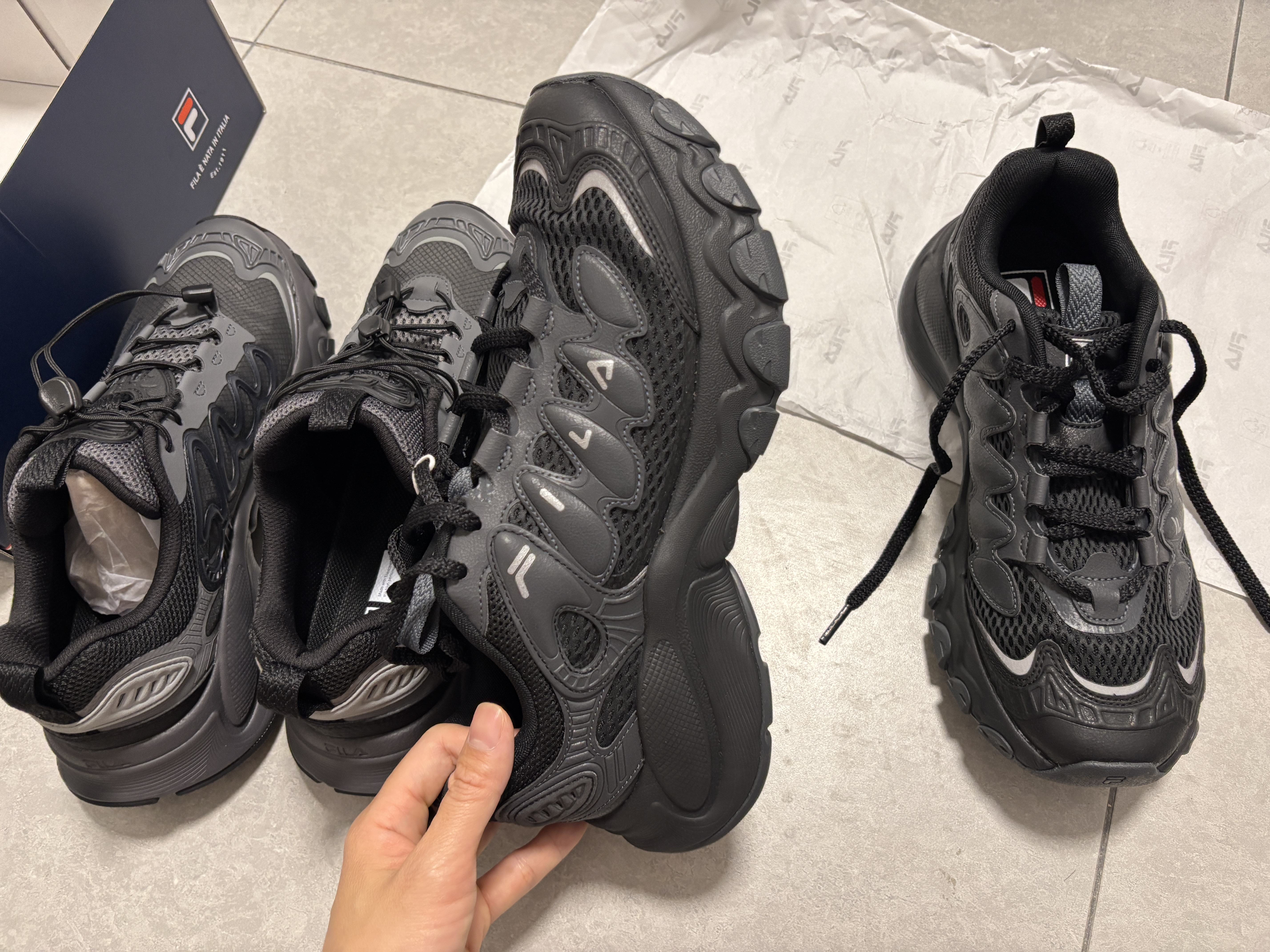 FILA【易烊千玺同款】蘑菇鞋｜斐乐休闲鞋男鞋老爹鞋透气厚底运动鞋 实拍图