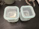 希乐扣辅食盒可蒸煮微波炉加热碗玻璃保鲜盒食品留样盒迷你小饭盒 160ml*4 实拍图