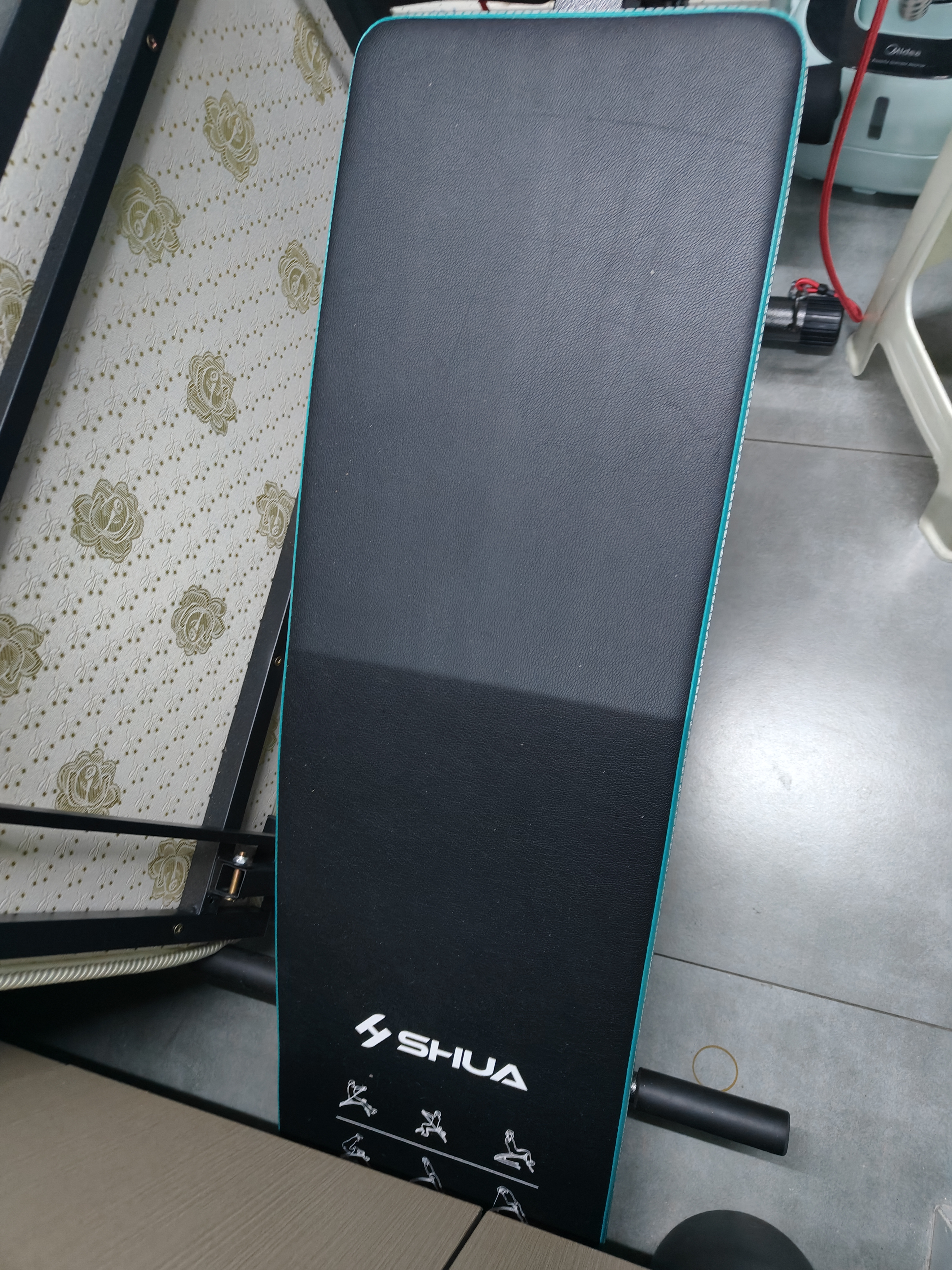 舒华（SHUA）仰卧起坐板家用健腹板健身减肥神器卷腹辅助多功能腹肌板SH-575 实拍图
