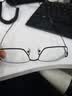 依视路（ESSILOR） 钻晶系列高清耐磨防蓝光近视超薄镜片专业配度数眼镜架男女镜框 钛+金属-全框-4004BK-黑色 镜框+依视路A4防蓝光1.60现片 实拍图