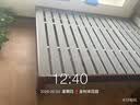 林氏家居实木床1.5米x2米全实木胡桃木色主卧双人床可进扫地机小满PK20A 实拍图