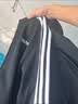 adidas休闲舒适三条纹立领夹克外套卫衣男装秋季阿迪达斯轻运动 黑色/白（推荐选大一码）   M 实拍图